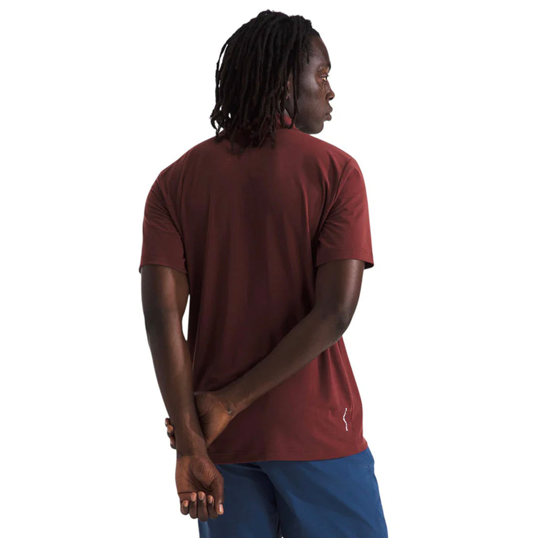 Camisa Adventure Polo para hombre color vino