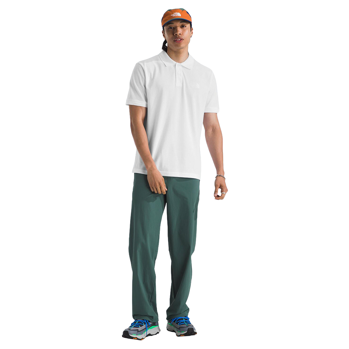 Camisa Essential Regular Polo para hombre color blanco
