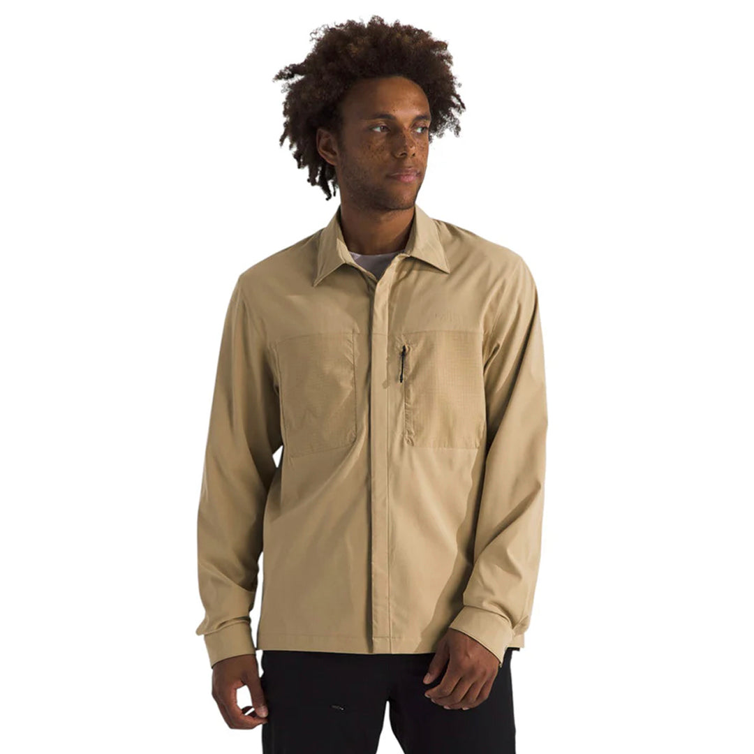 Camisa Lightrange Hike para hombre color beige