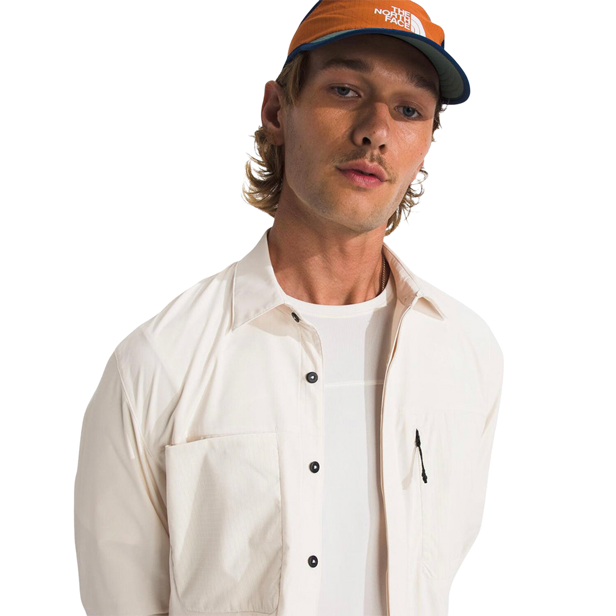 Camisa Lightrange Hike para hombre color blanco