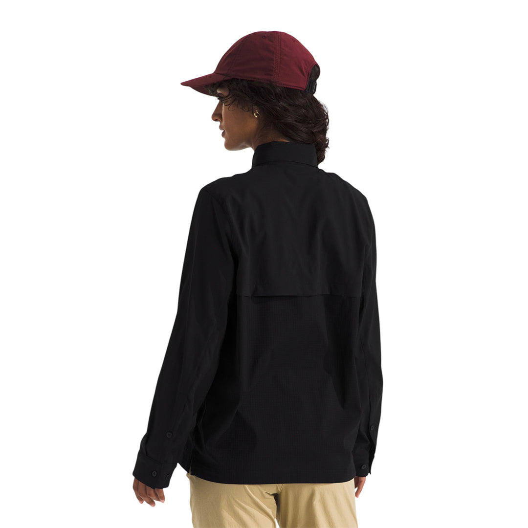 Camisa Lightrange para mujer color negro