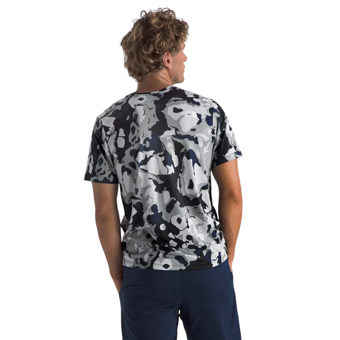 Camiseta Tee Aop para hombre color gris y negro