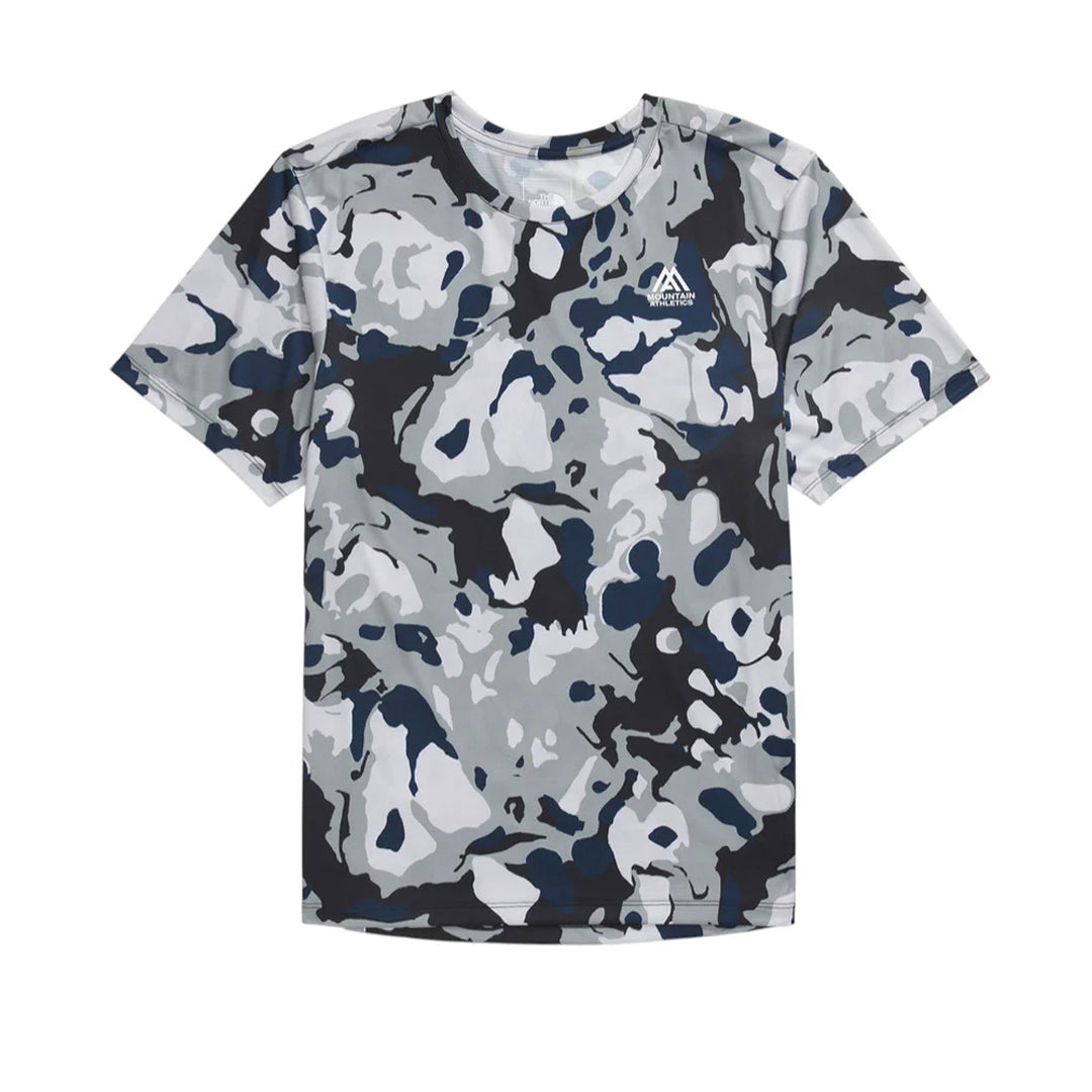 Camiseta Tee Aop para hombre color gris y negro