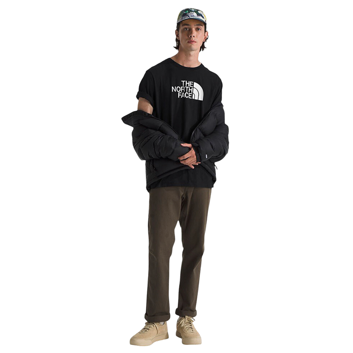 CAMISETA HALF DOME PARA HOMBRE COLOR NEGRO