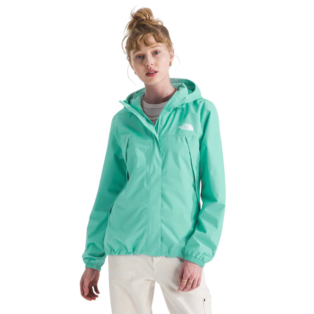 Chaqueta impermeable Antora Rain para mujer color menta