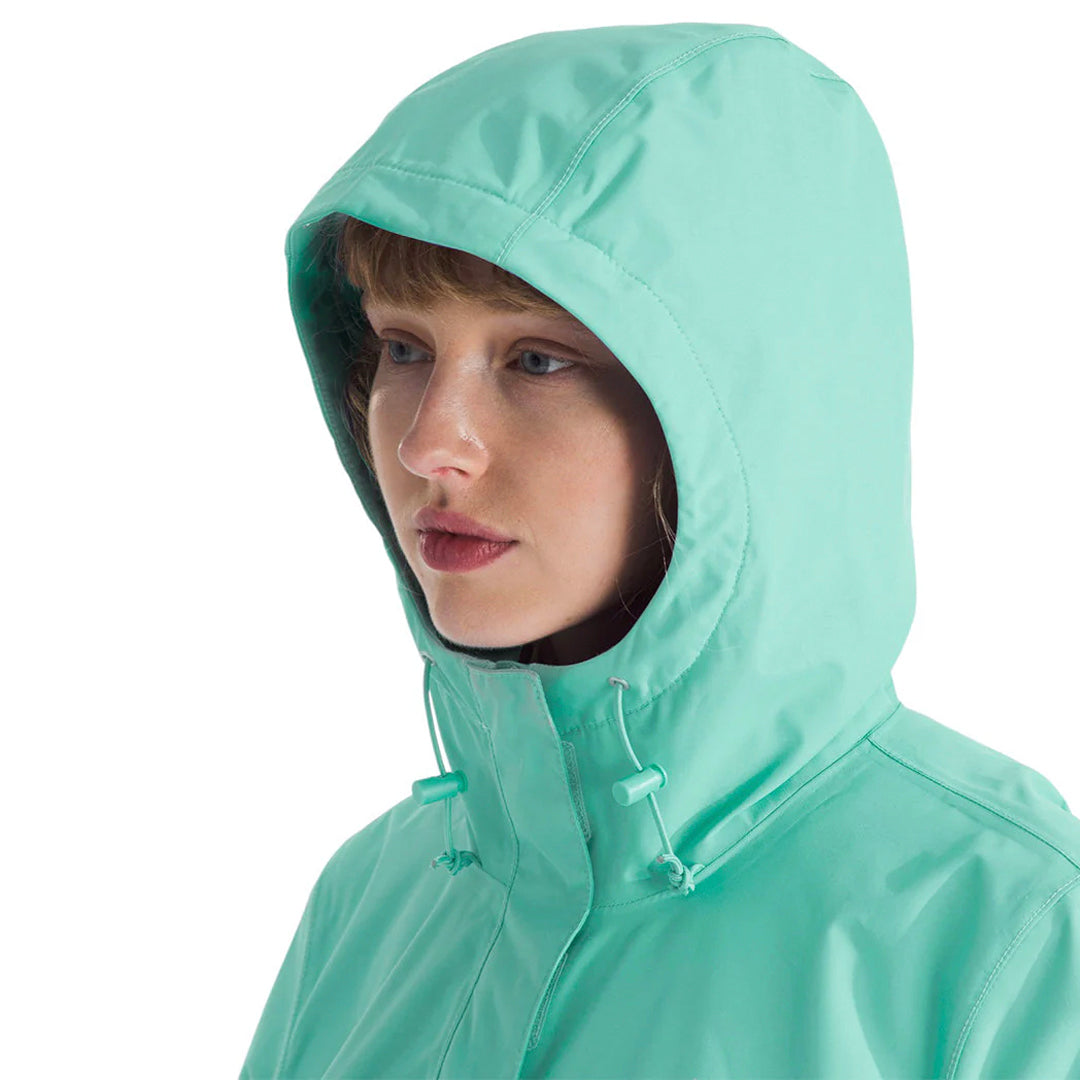 Chaqueta impermeable Antora Rain para mujer color menta