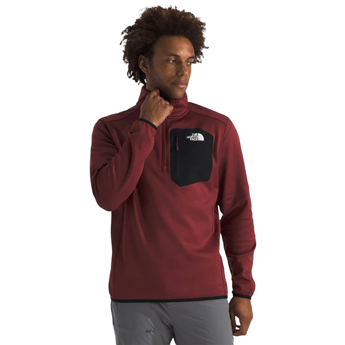 Chaqueta Crest para hombre color vino