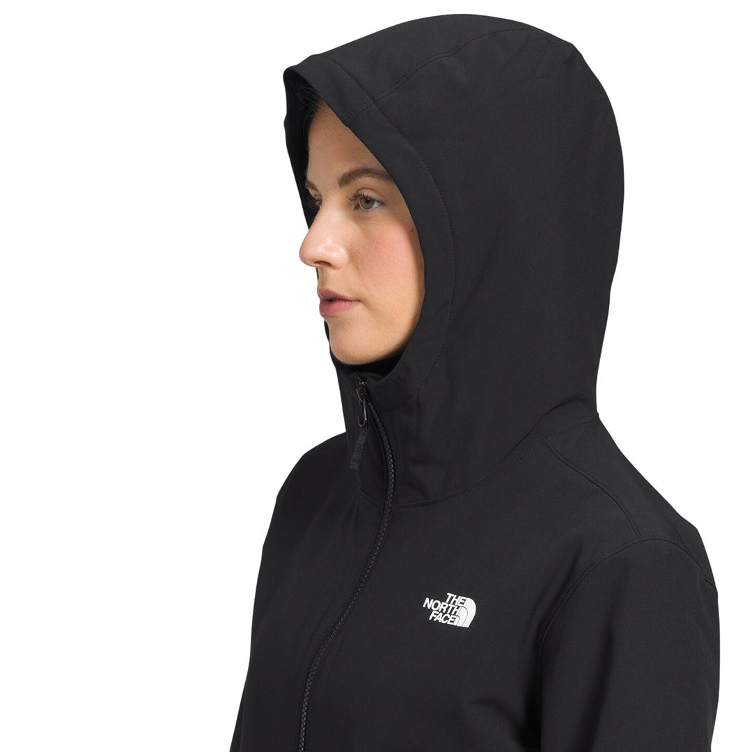 Hoodie Shelbe Raschel para mujer color negro