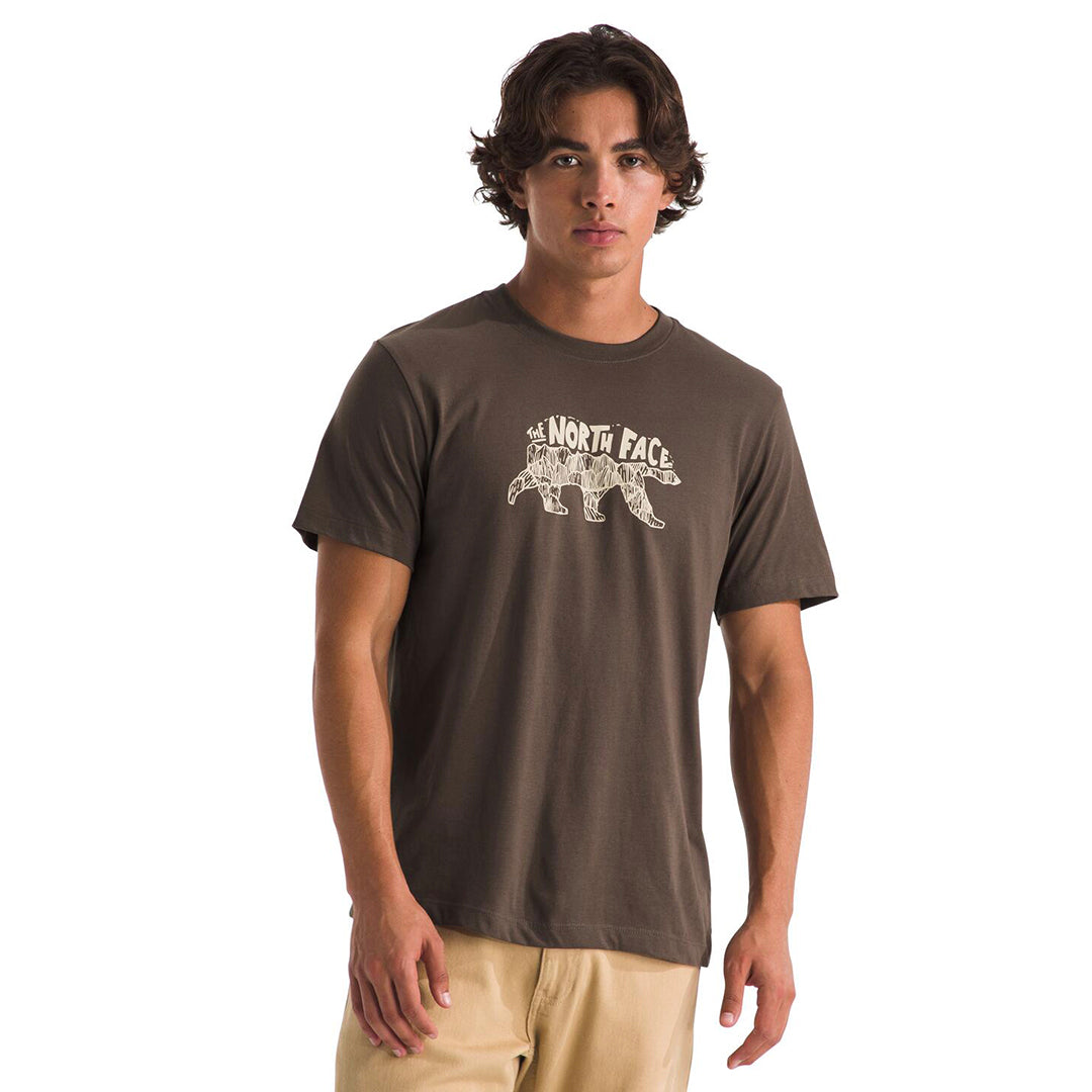 Camiseta Bear para hombre color café
