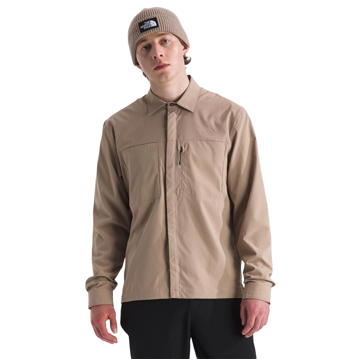 Camisa Lightrange Hike L/S para hombre color café