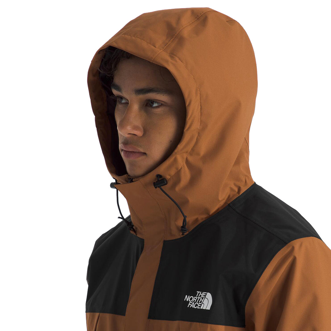 Chaqueta impermeable Antora para hombre color café