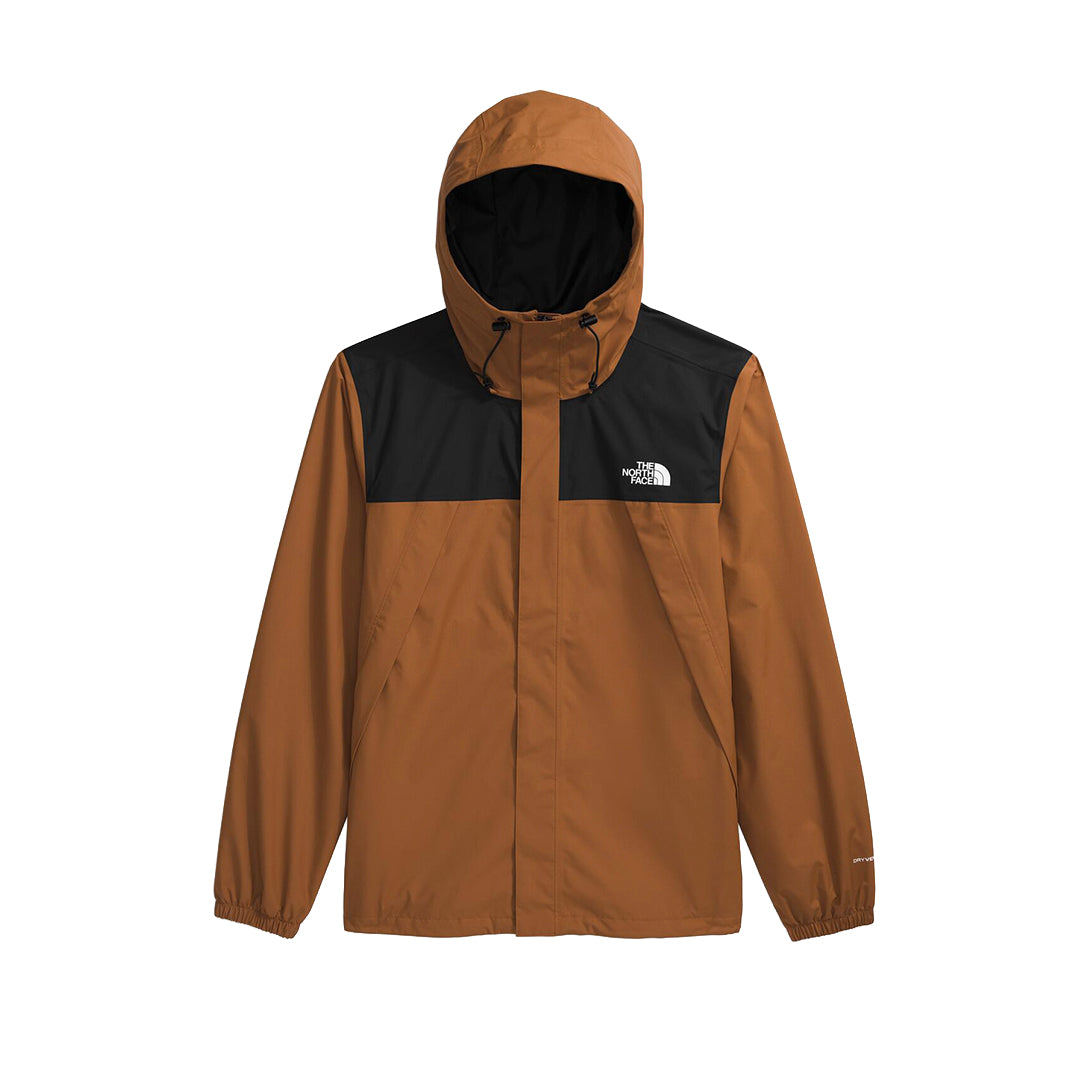 Chaqueta impermeable Antora para hombre color café