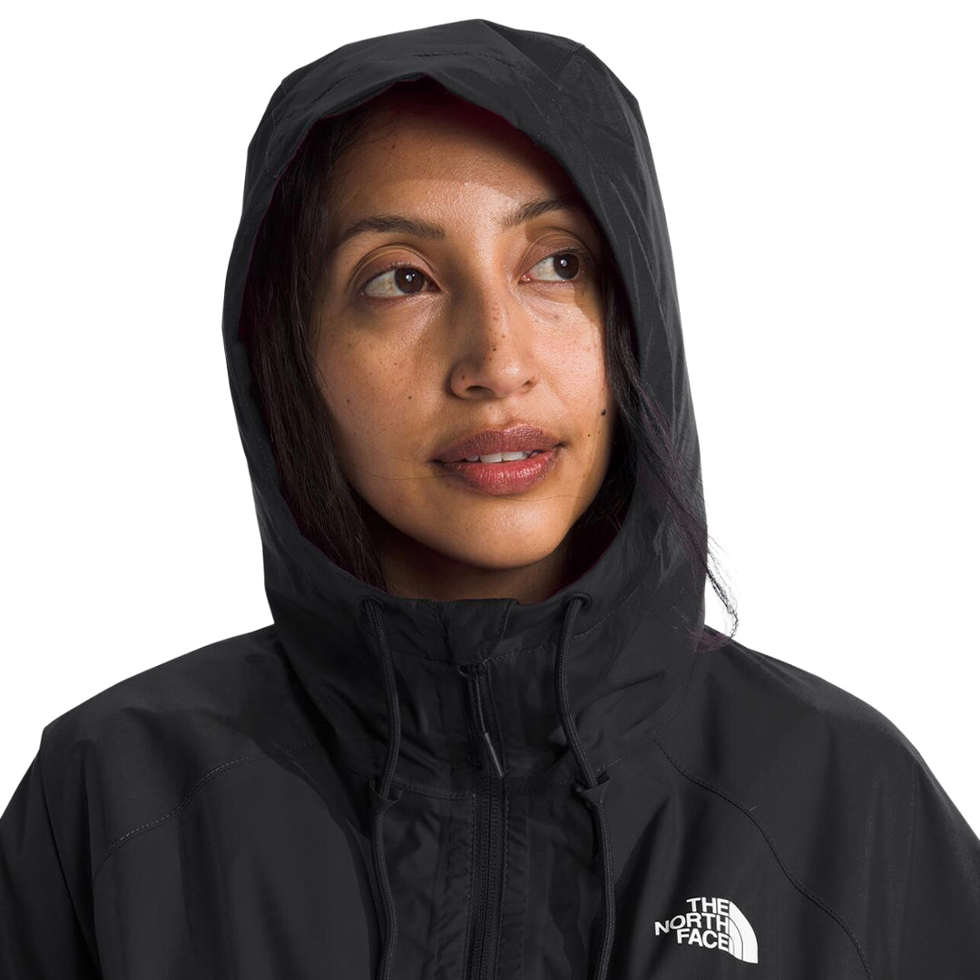 Chaqueta impermeable Antora Rain para mujer color negro