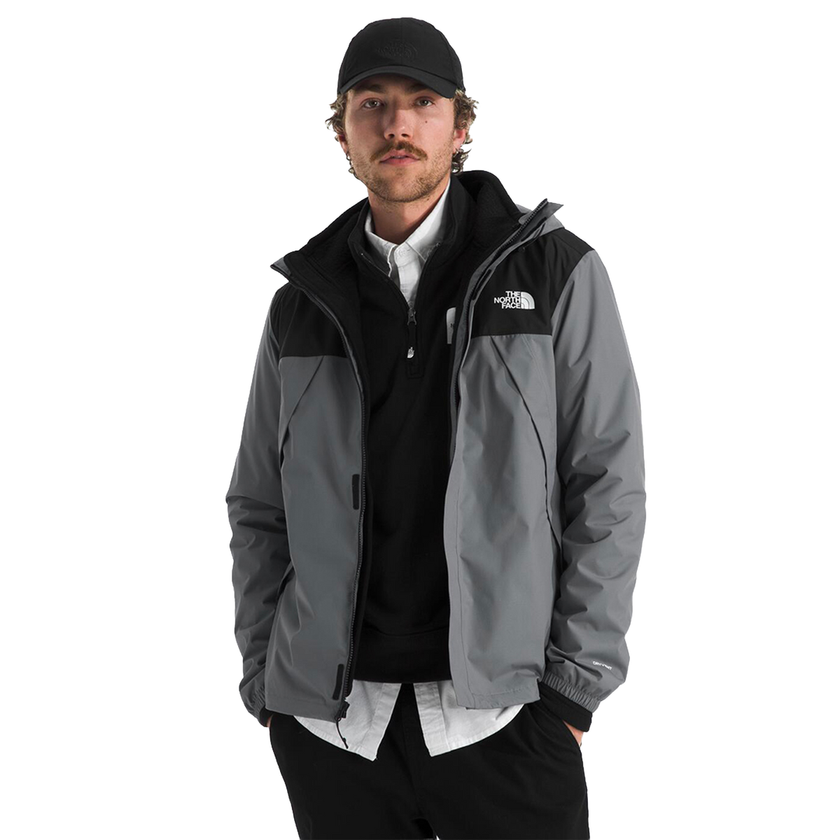 Chaqueta Antora Triclimate para hombre color gris