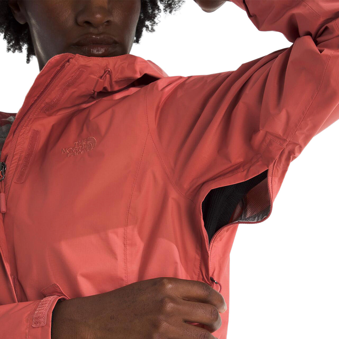Chaqueta impermeable Venture 2 para mujer color rojo