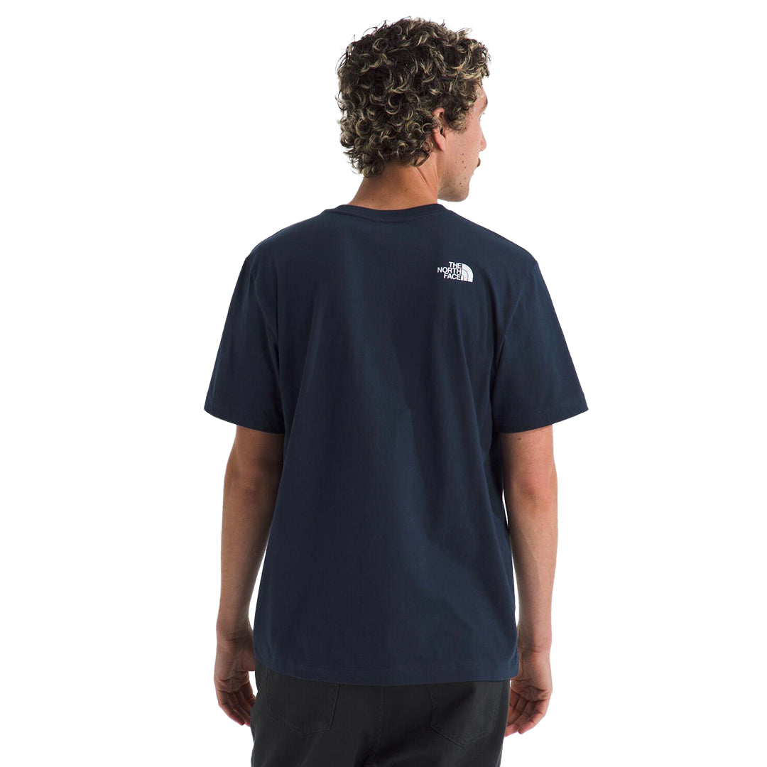 Camiseta S/S Half Dome Tee para hombre color navy
