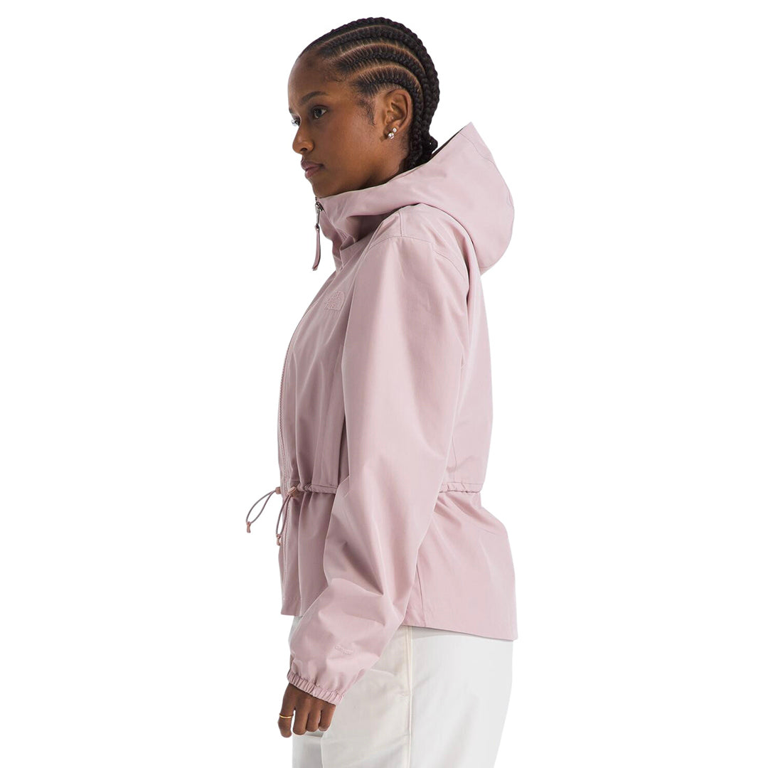 Chaqueta impermeable Daybreak para mujer color rosado
