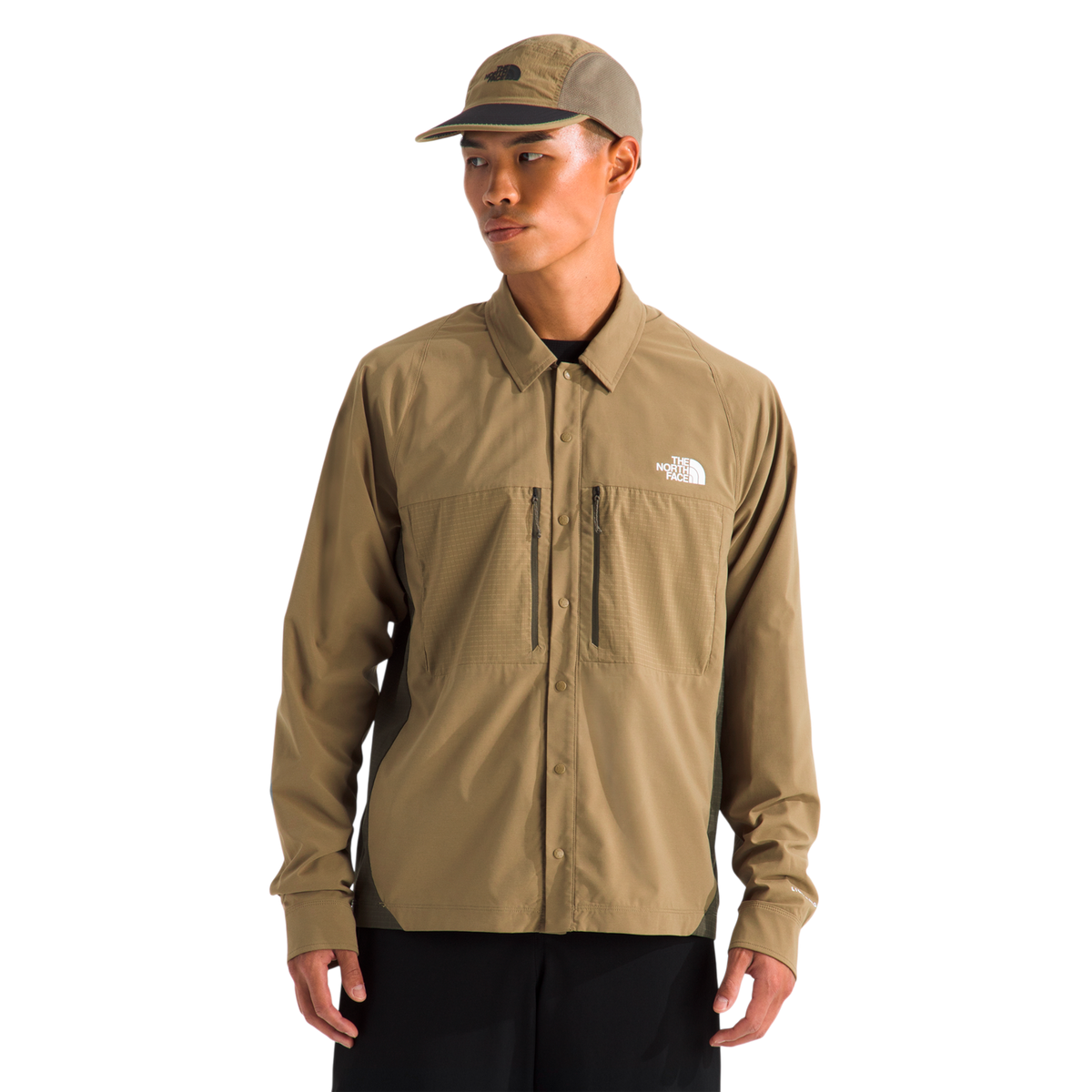 Camisa Trail para hombre color taupe