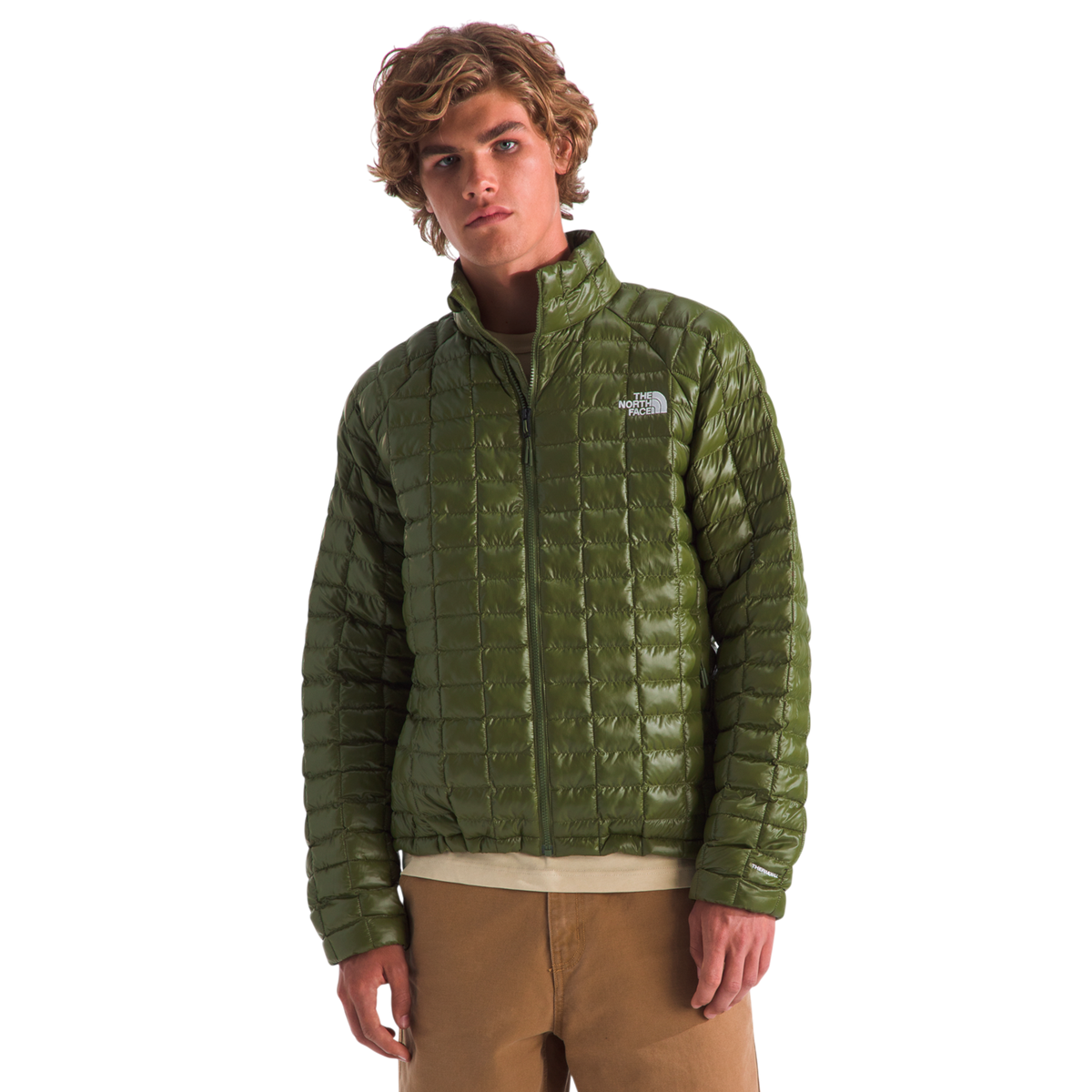 Chaqueta térmica Thermoball para hombre color verde