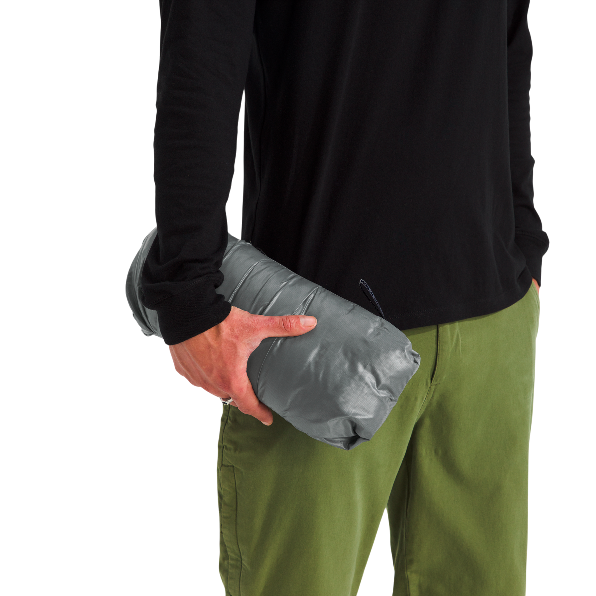 Chaqueta térmica Thermoball para hombre color gris