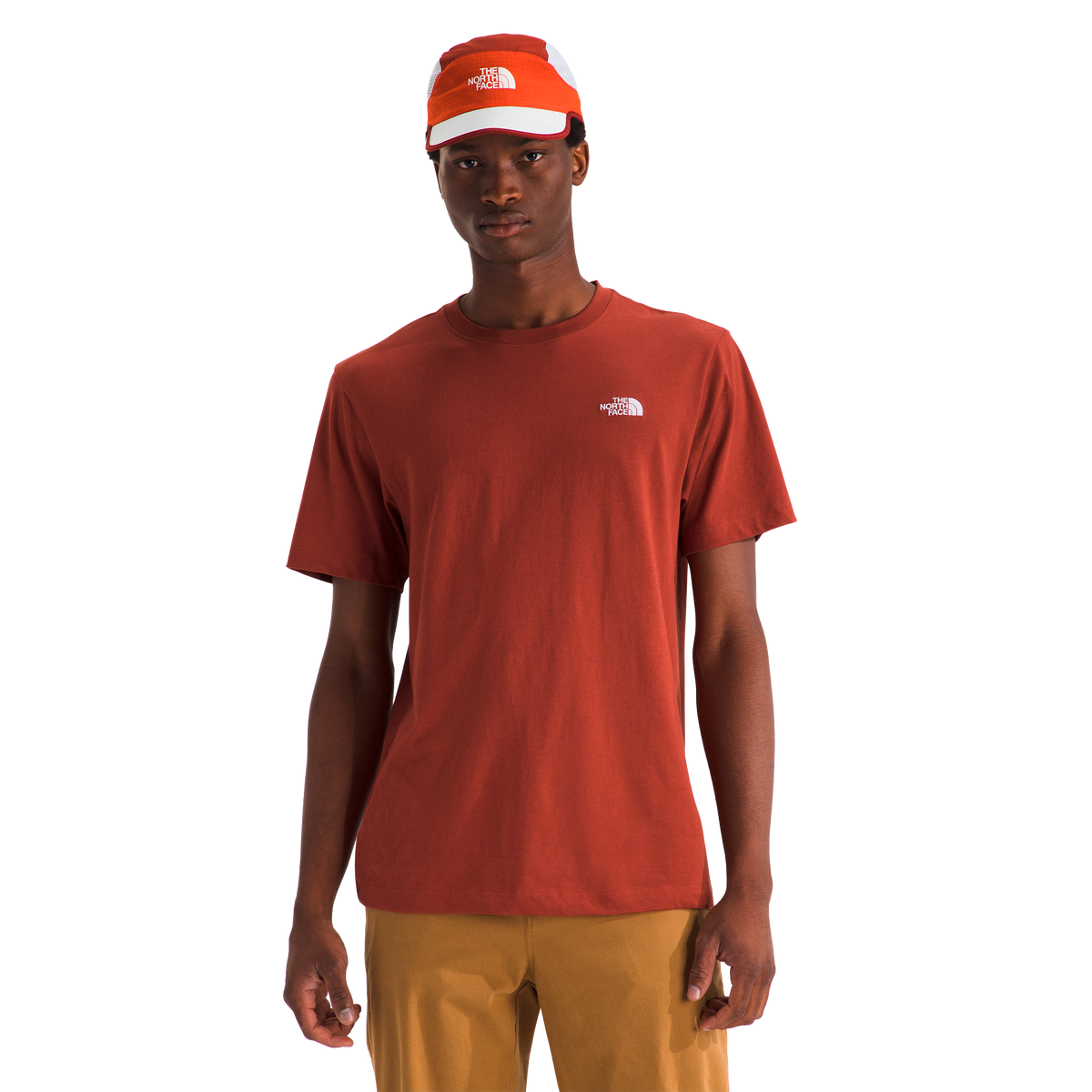 Camiseta Evolution para hombre color terracota