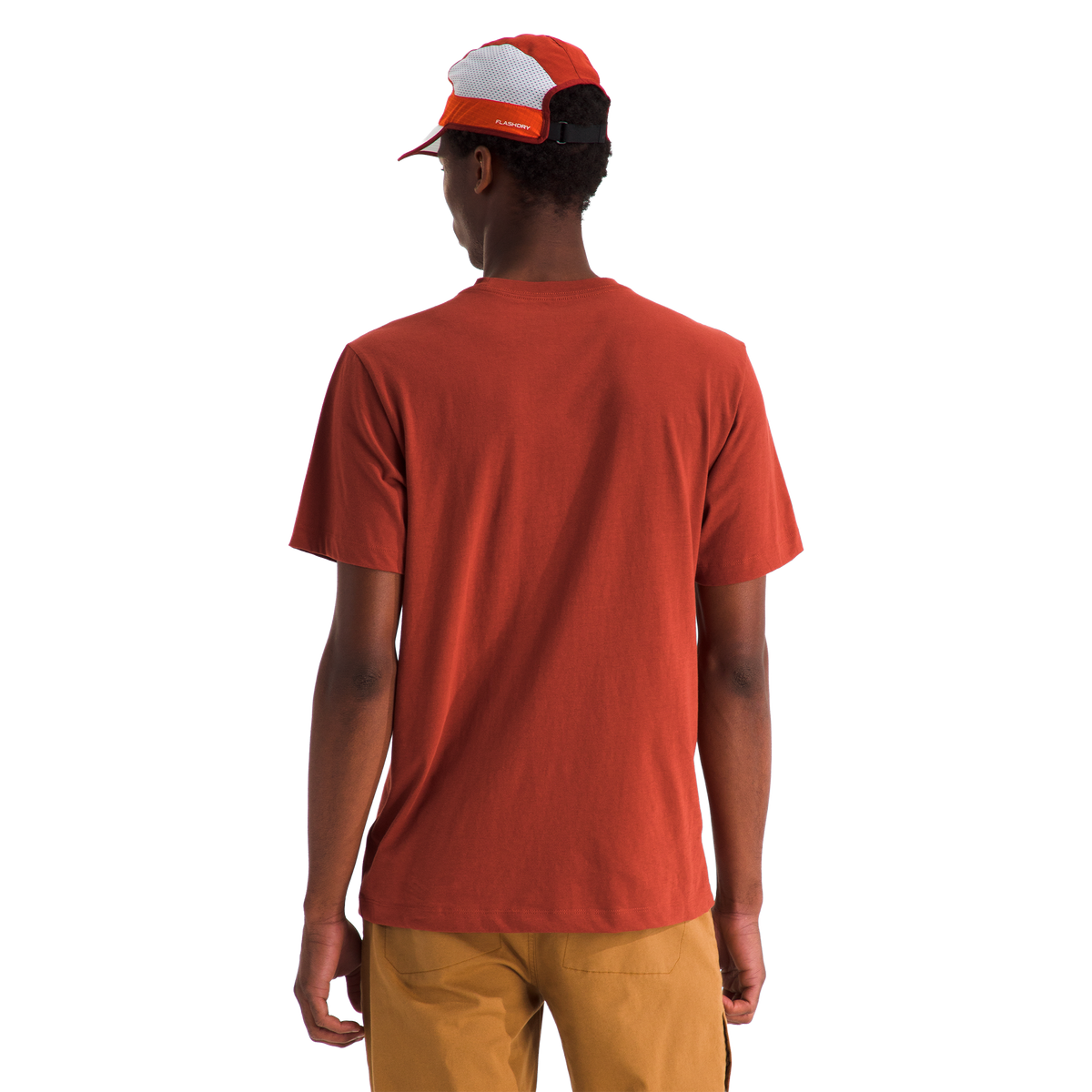 Camiseta Evolution para hombre color terracota