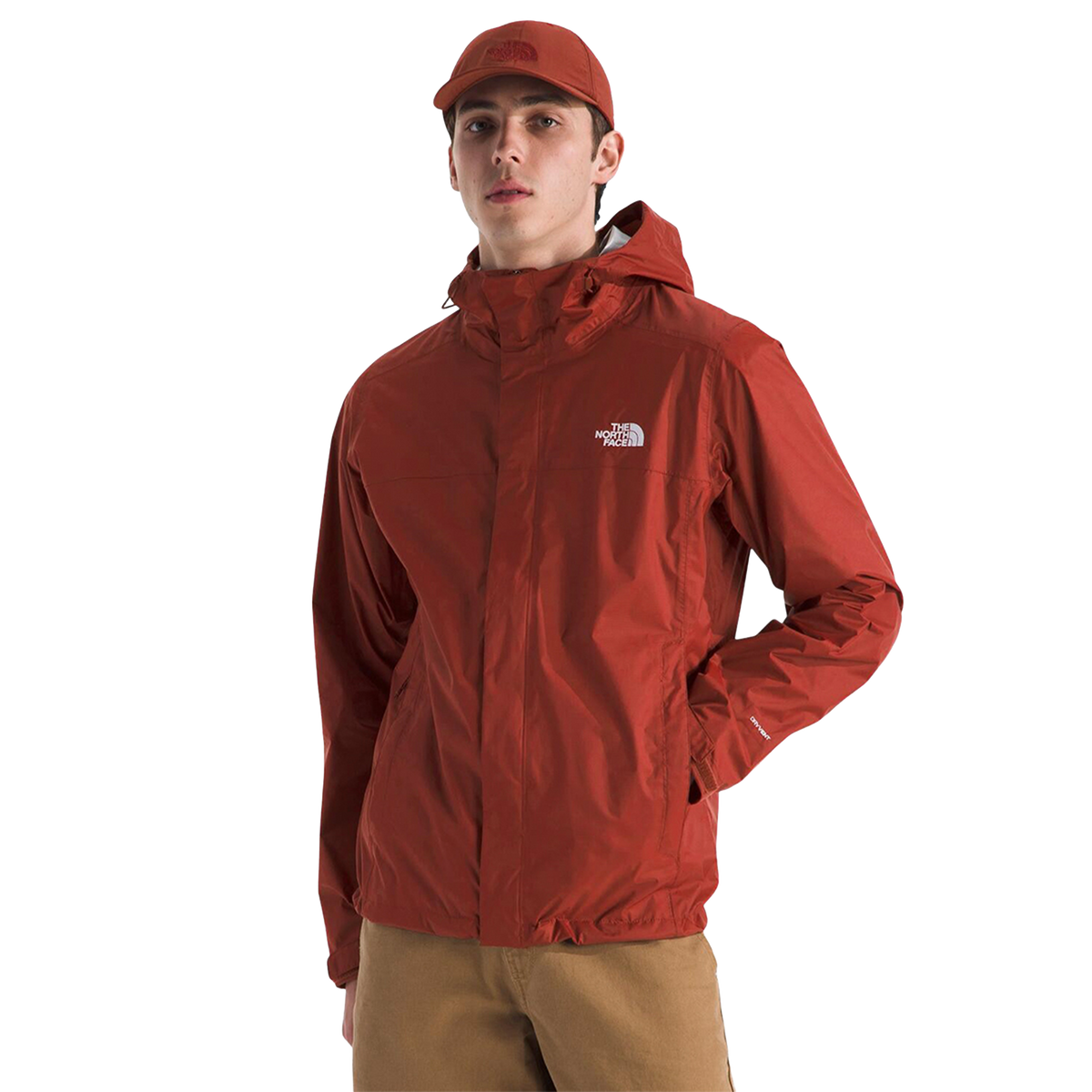 Chaqueta impermeable Venture 2 para hombre color rojo