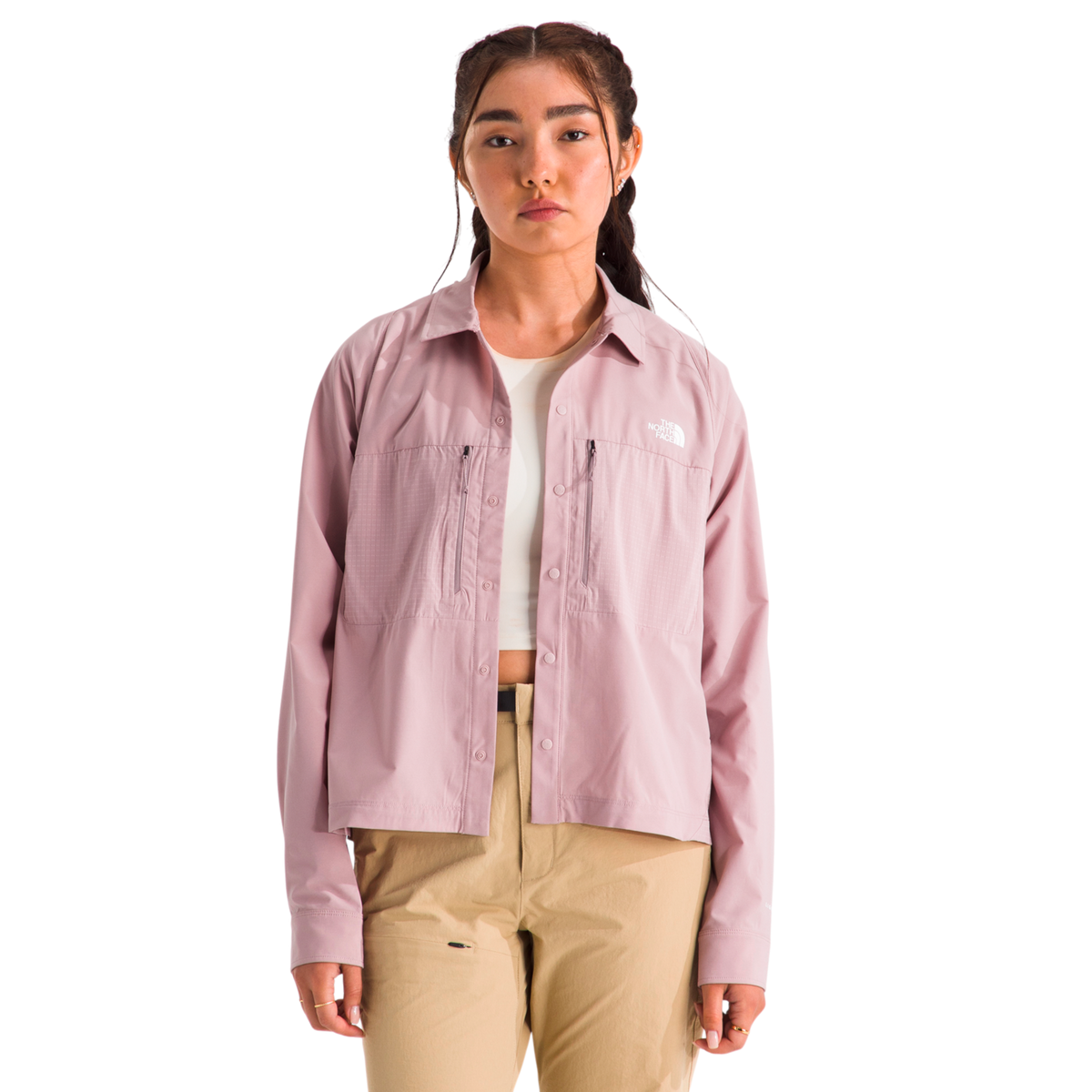 Camisa Trail para mujer color rosado