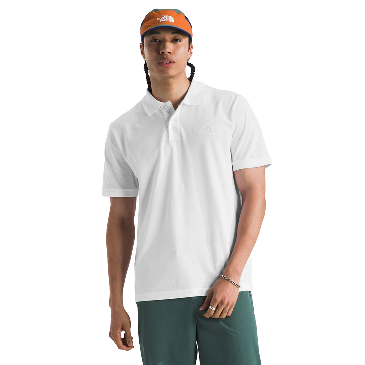 Camisa Essential Regular Polo para hombre color blanco