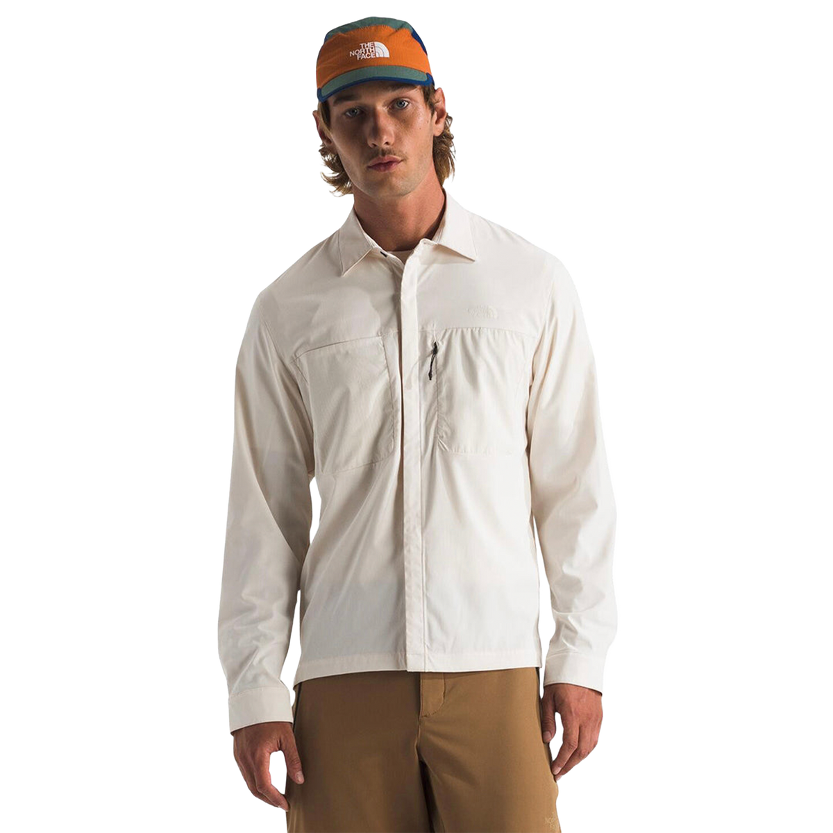 Camisa Lightrange Hike para hombre color blanco