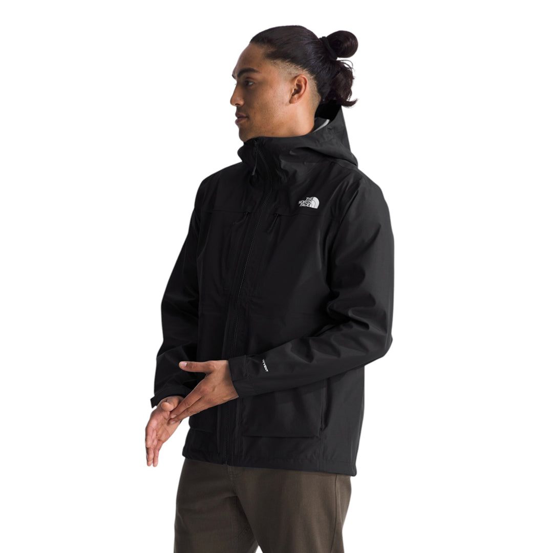 Chaqueta impermeable Terrain Vista 3L Pro para hombre color negro