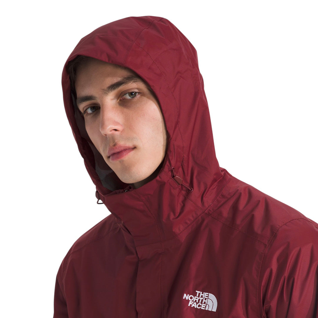 Chaqueta impermeable Venture 2 para hombre color vino