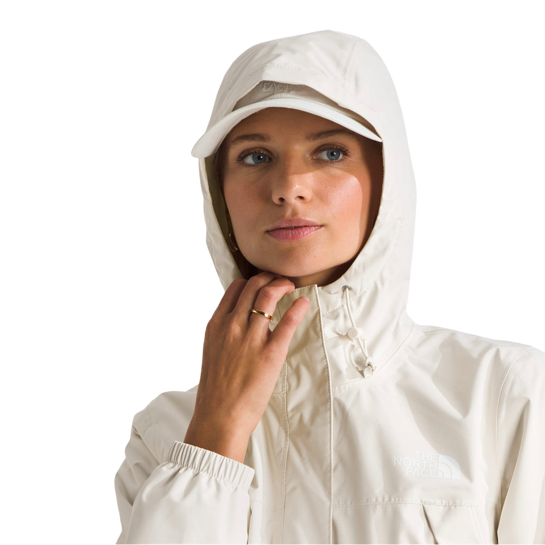Chaqueta impermeable Antora Rain para mujer color crema