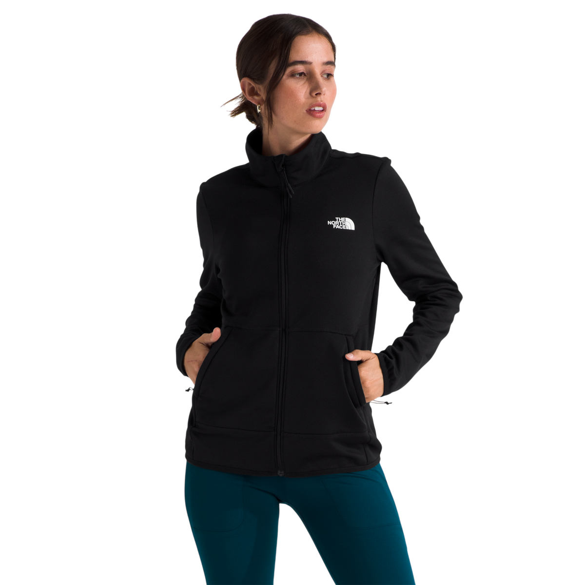 Sudadera Canyonl Full Zip para mujer color negro