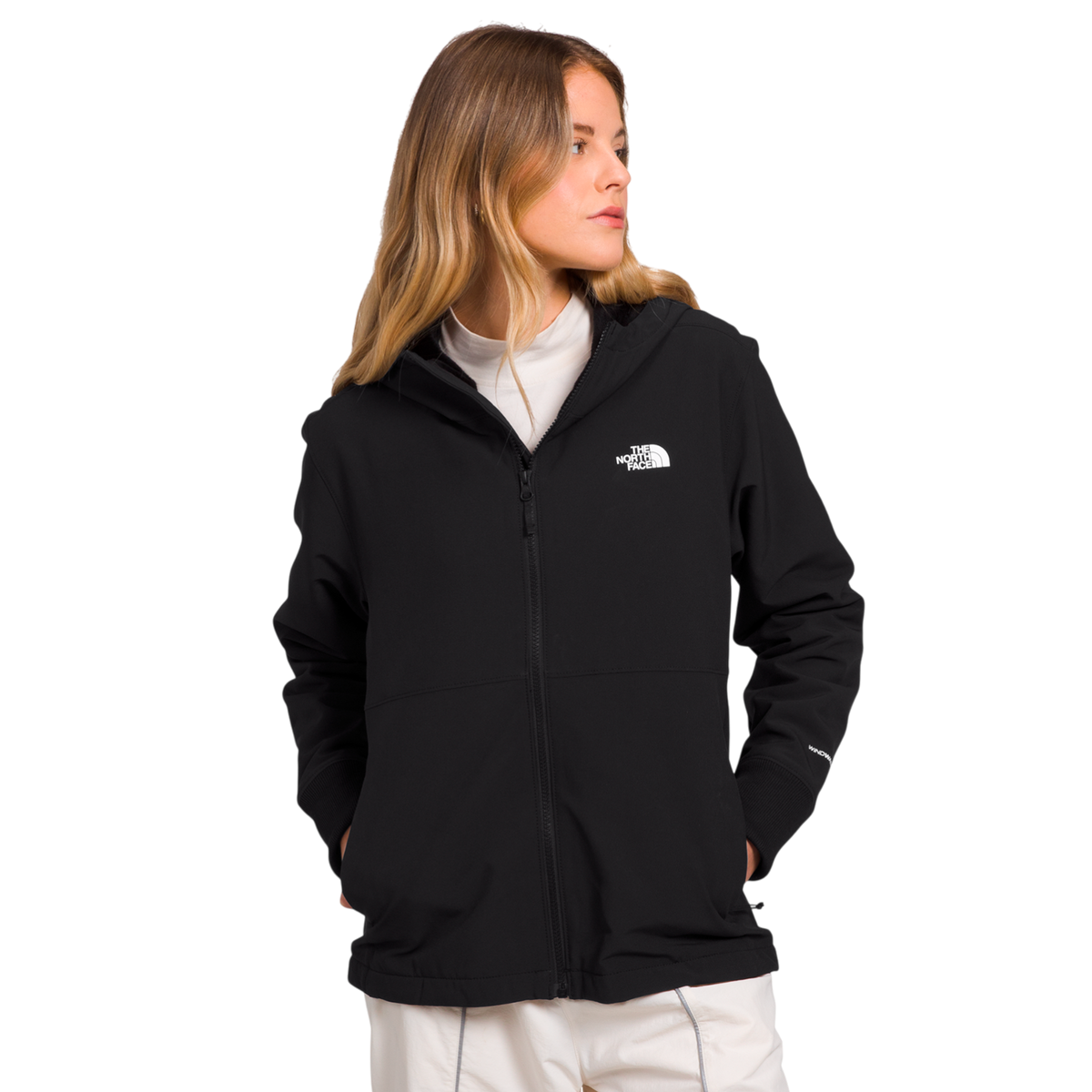 Hoodie Shelbe Raschel para mujer color negro