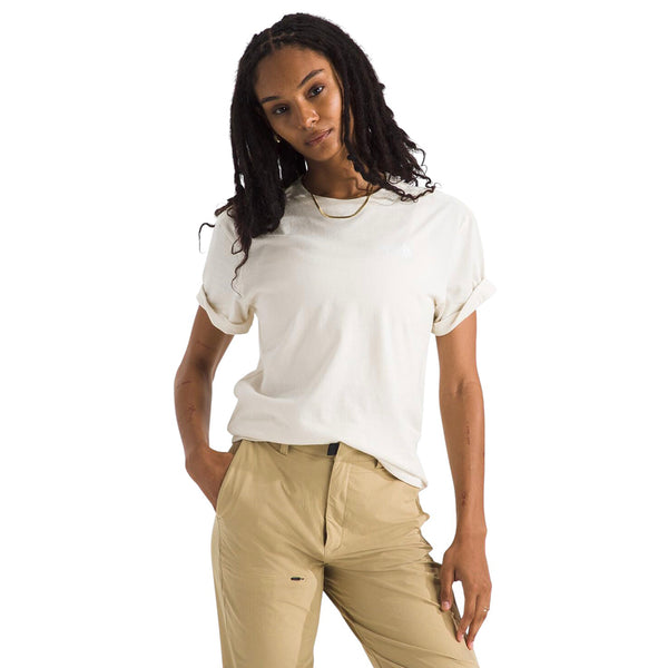 Camiseta Evolution Ss Tee para mujer color blanco
