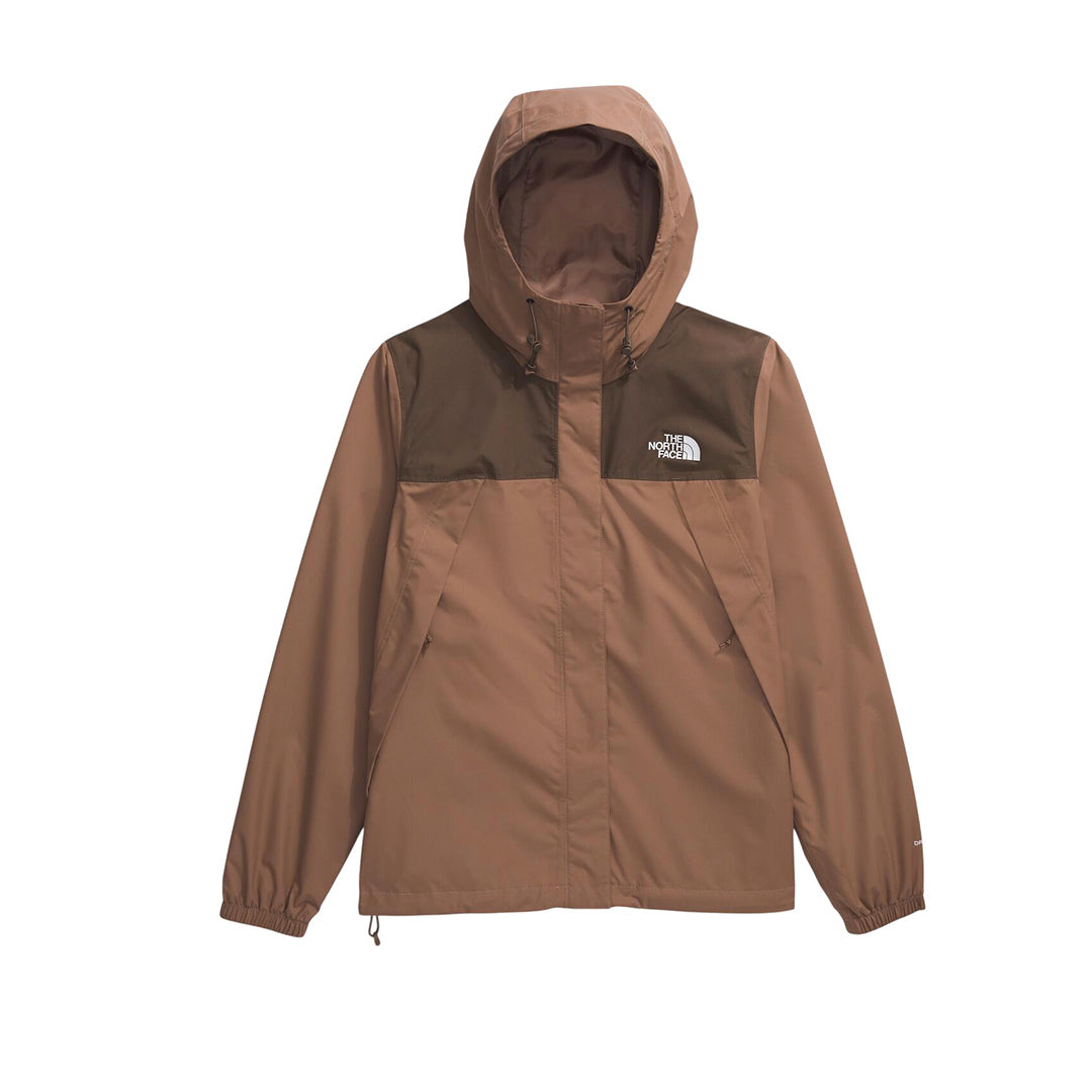 Chaqueta impermeable Antora para mujer color café