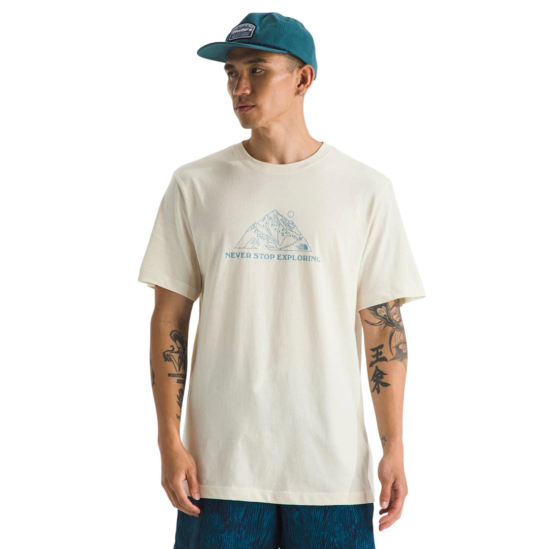 Camiseta Mtn para hombre color blanco