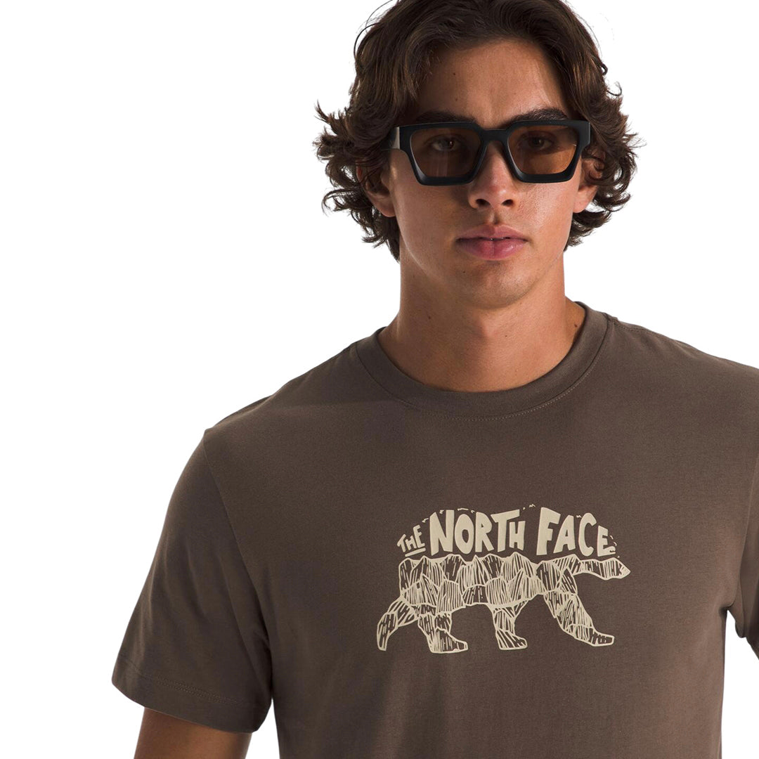 Camiseta Bear para hombre color café