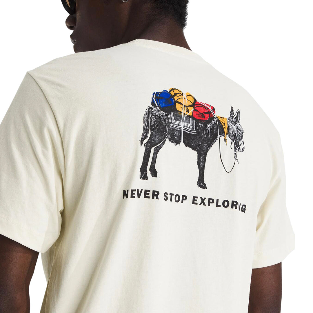Camiseta Ss Vault Mule para hombre color blanco