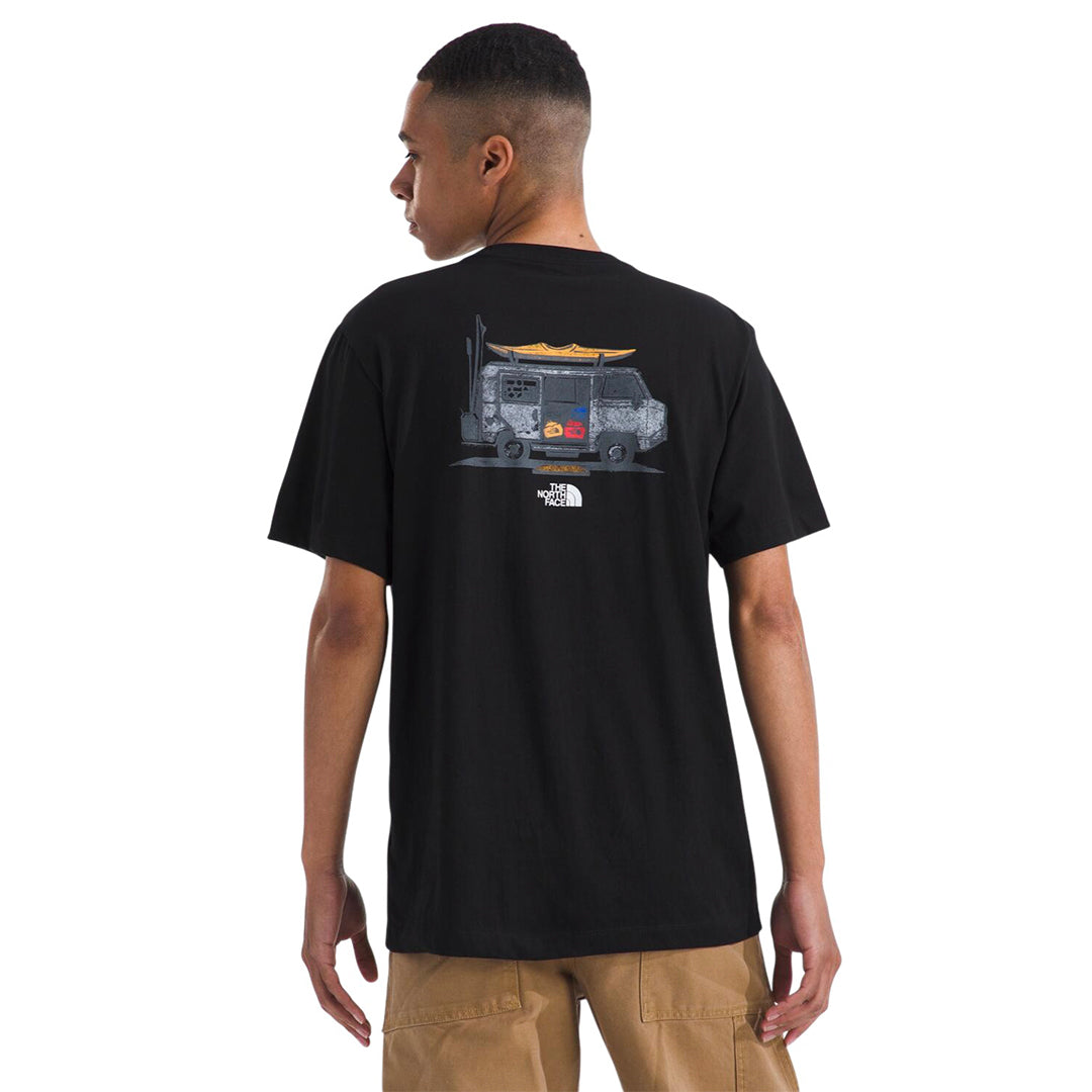 Camiseta Ss Vault Van para hombre color negro