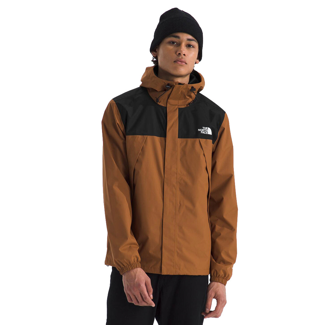 Chaqueta impermeable Antora para hombre color café