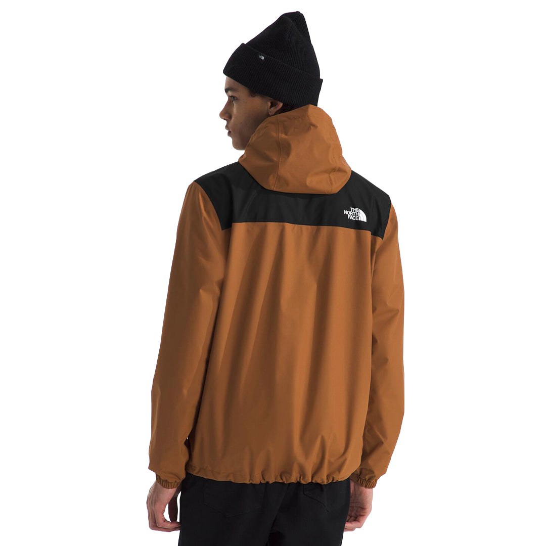 Chaqueta impermeable Antora para hombre color café