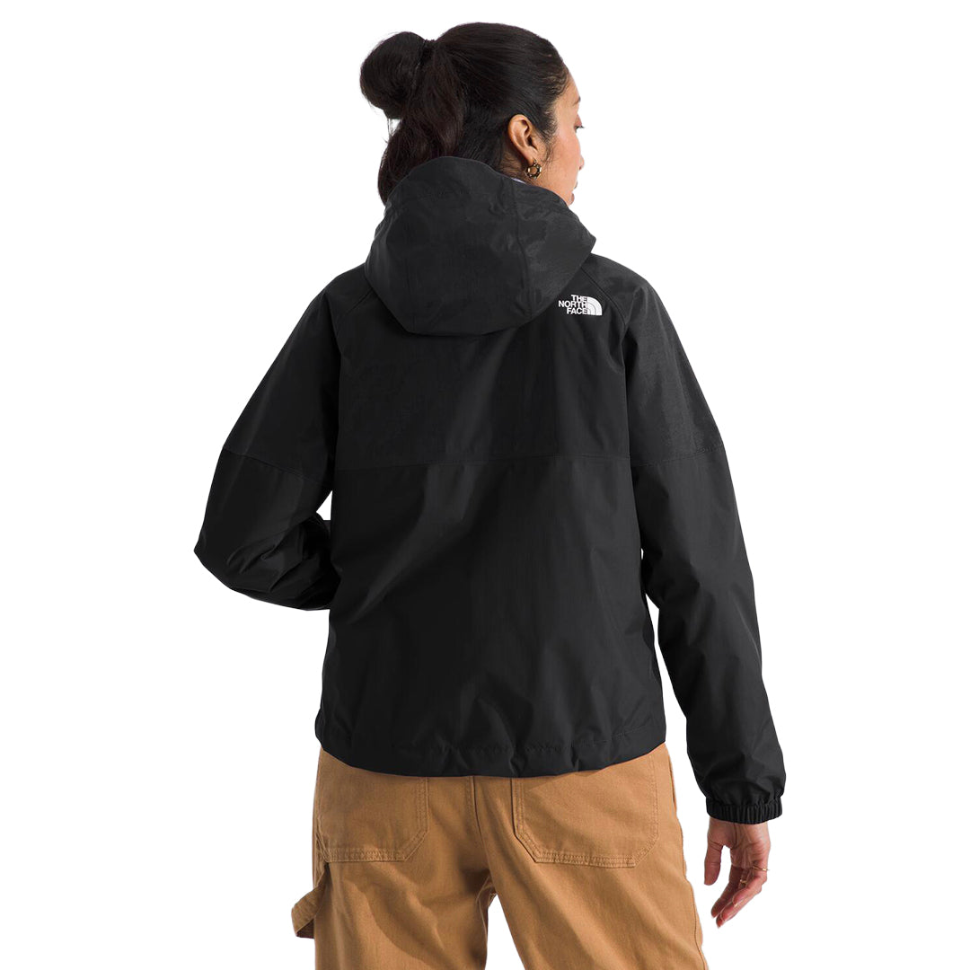 Chaqueta impermeable Antora Rain para mujer color negro