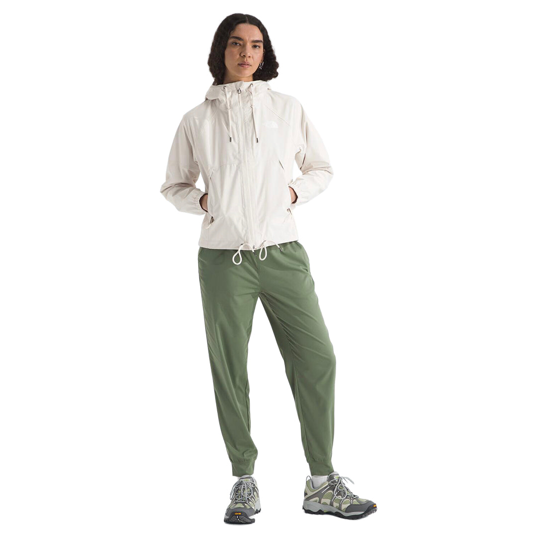 Chaqueta impermeable Antora Rain para mujer color blanco