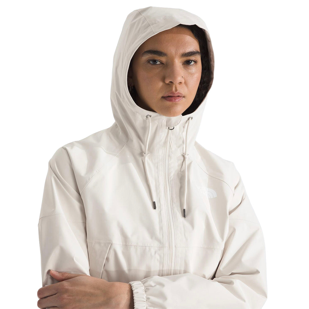 Chaqueta impermeable Antora Rain para mujer color blanco