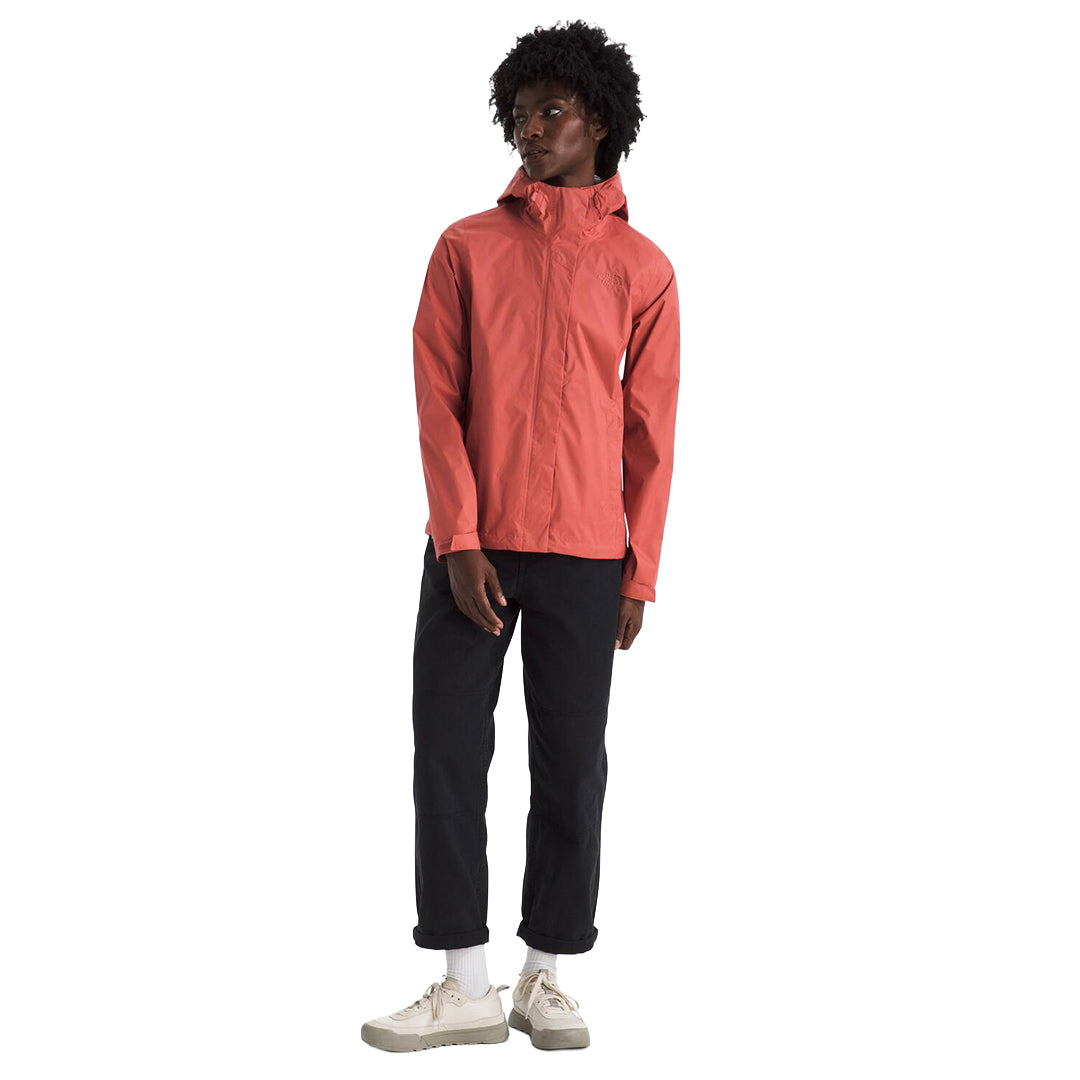 Chaqueta impermeable Venture 2 para mujer color rojo