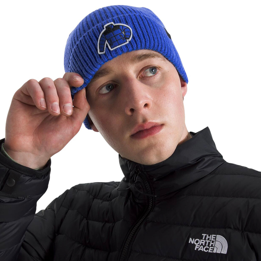 Gorro Box Cuff para unisex color azul