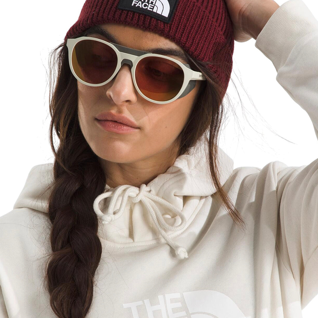 Sudadera Corehalfdome para mujer color blanco