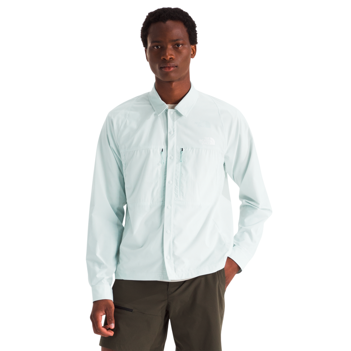 Camisa Trail para hombre color blanco
